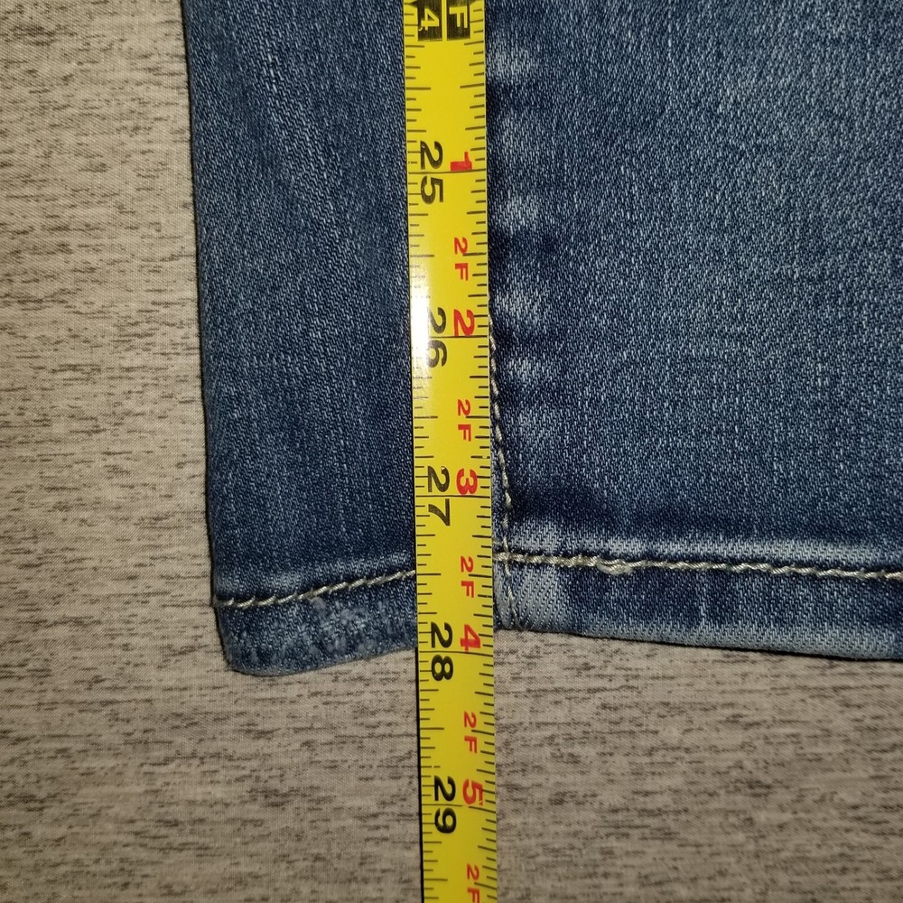 BKE Parker Jeans Size 26 Universal Fit High Rise Ankle Skinny Blue Denim Buckle - Picture 9 of 13